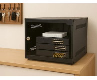 ExtraLink Lite 6U 10" 280X310 Czarna wisząca - 1484057 - zdjęcie 7